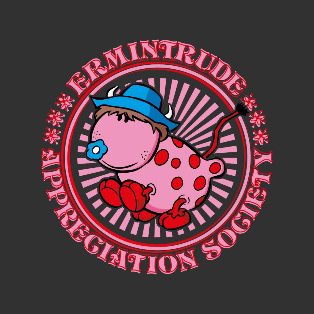 The Magic Roundabout Ermintrude Appreciation Society Kid's T-Shirt-ALL + EVERY