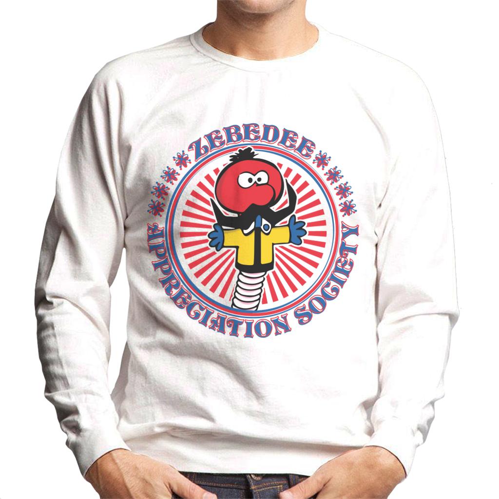The Magic Roundabout Zebedee Appreciation Society Men's Sweatshirt-ALL + EVERY