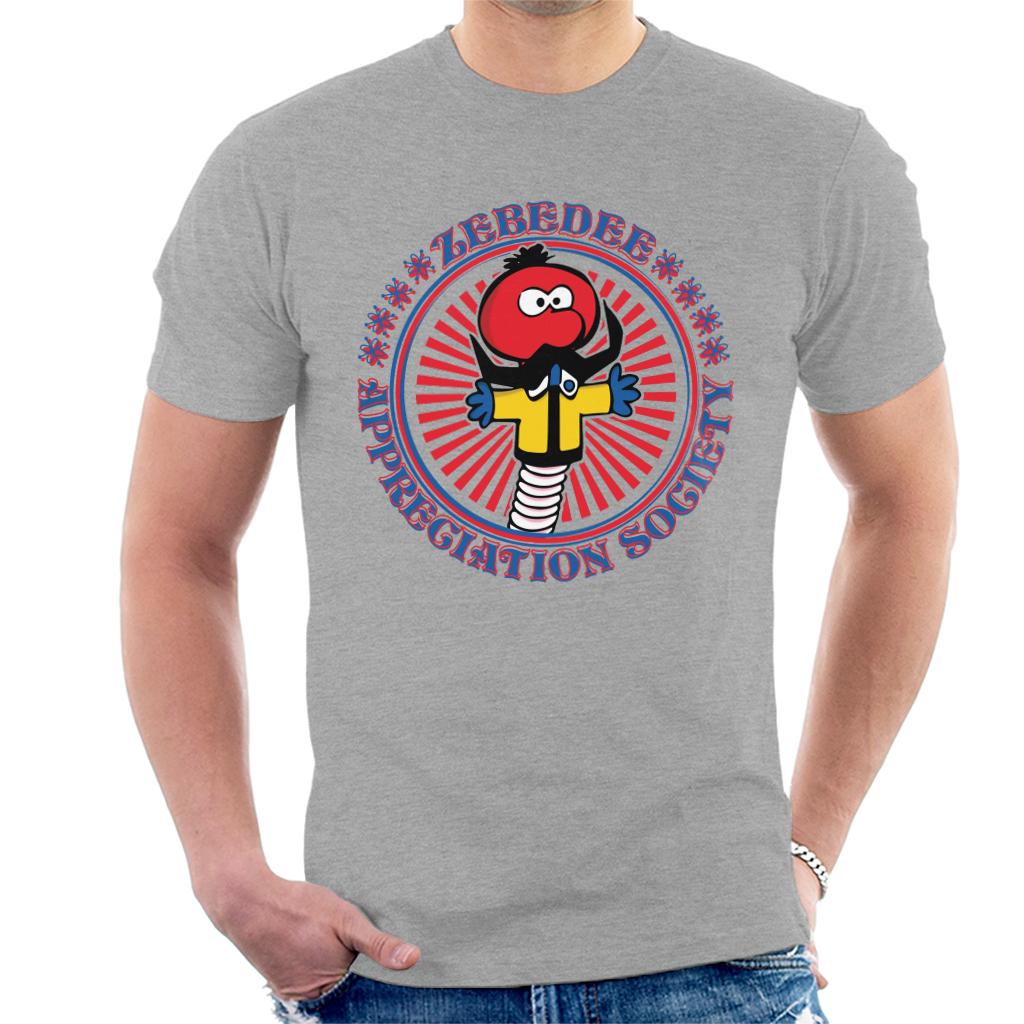 The Magic Roundabout Zebedee Appreciation Society Men's T-Shirt-ALL + EVERY