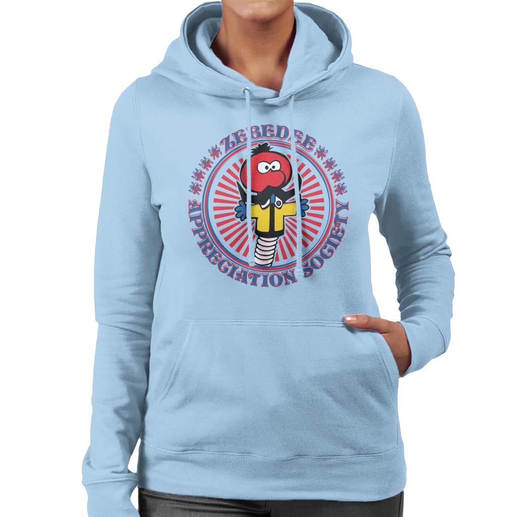 The Magic Roundabout Zebedee Appreciation Society Women's Hooded Sweatshirt-ALL + EVERY
