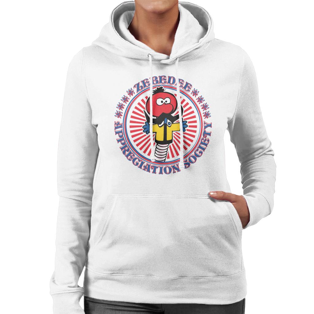The Magic Roundabout Zebedee Appreciation Society Women's Hooded Sweatshirt-ALL + EVERY