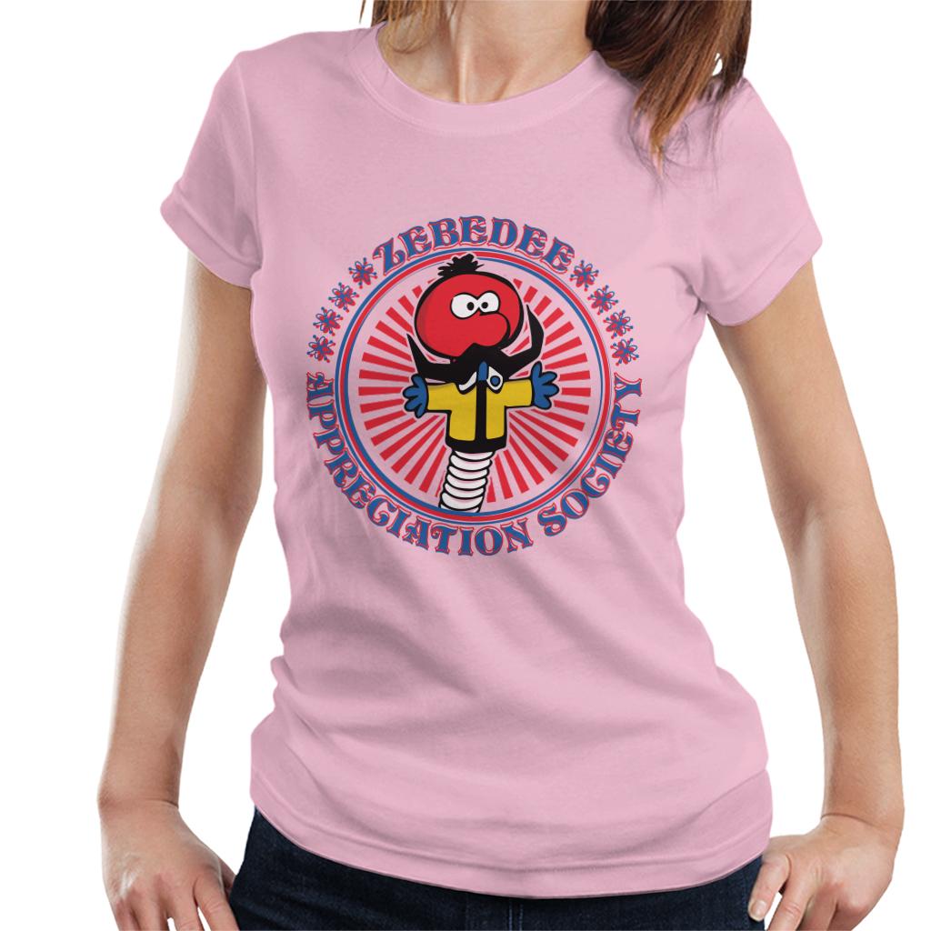 The Magic Roundabout Zebedee Appreciation Society Women's T-Shirt-ALL + EVERY
