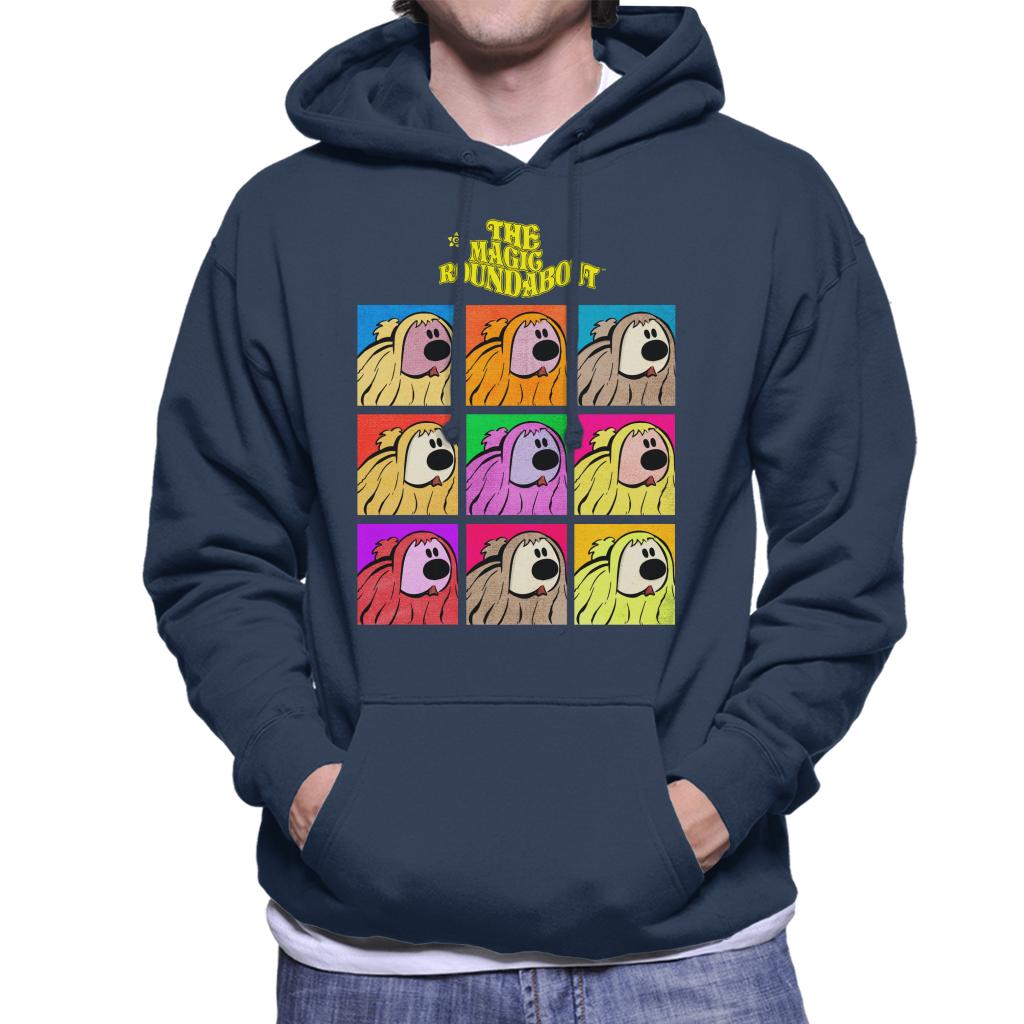 The Magic Roundabout Dougal Pop Art Men's Hooded Sweatshirt-ALL + EVERY