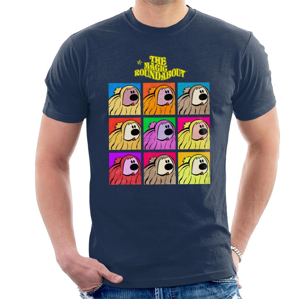 The Magic Roundabout Dougal Pop Art Men's T-Shirt-ALL + EVERY