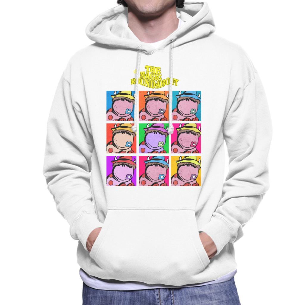 The Magic Roundabout Ermintrude Pop Art Men's Hooded Sweatshirt-ALL + EVERY