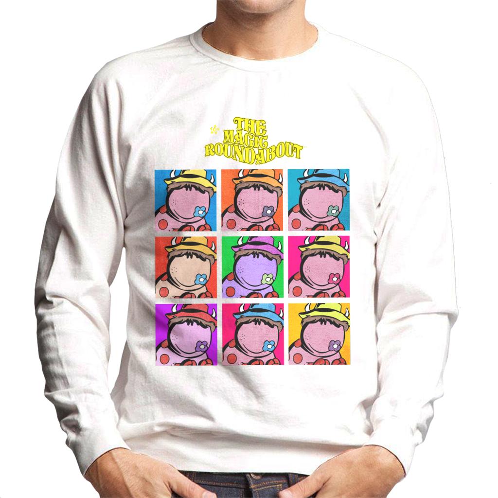 The Magic Roundabout Ermintrude Pop Art Men's Sweatshirt-ALL + EVERY
