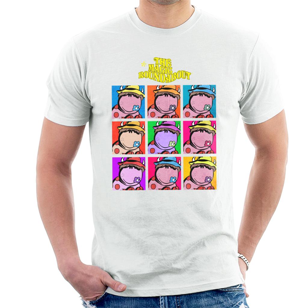 The Magic Roundabout Ermintrude Pop Art Men's T-Shirt-ALL + EVERY