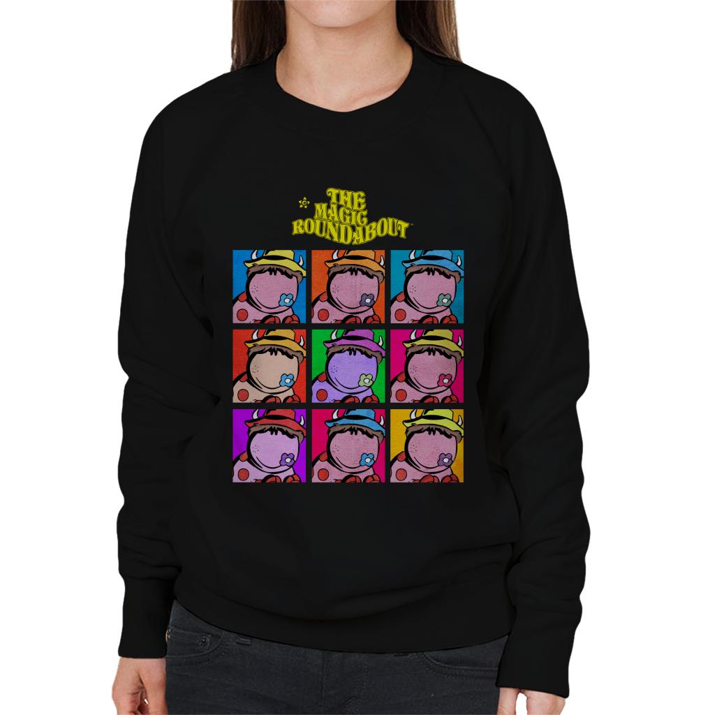 The Magic Roundabout Ermintrude Pop Art Women's Sweatshirt-ALL + EVERY