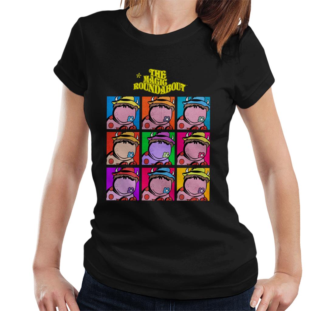 The Magic Roundabout Ermintrude Pop Art Women's T-Shirt-ALL + EVERY