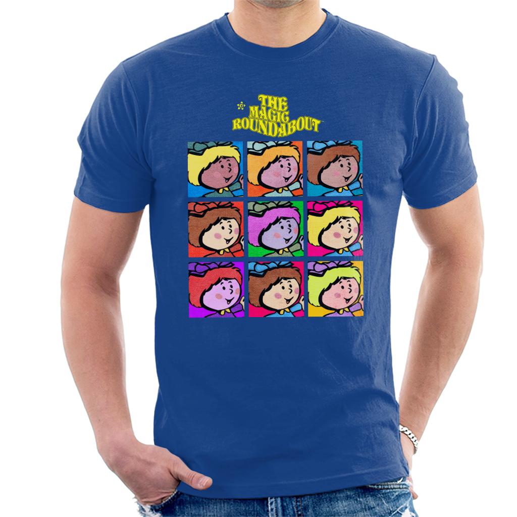 The Magic Roundabout Florence Pop Art Men's T-Shirt-ALL + EVERY