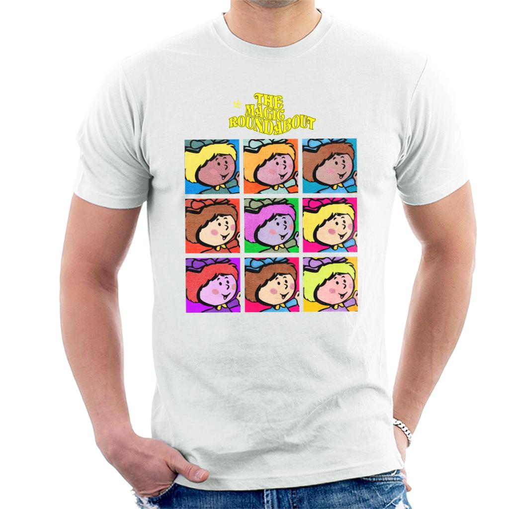 The Magic Roundabout Florence Pop Art Men's T-Shirt-ALL + EVERY