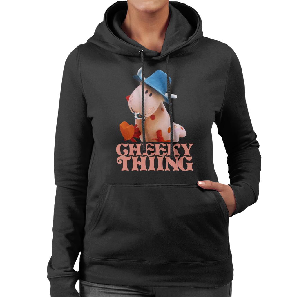 The Magic Roundabout Ermintrude Cheeky Thing Women's Hooded Sweatshirt-ALL + EVERY