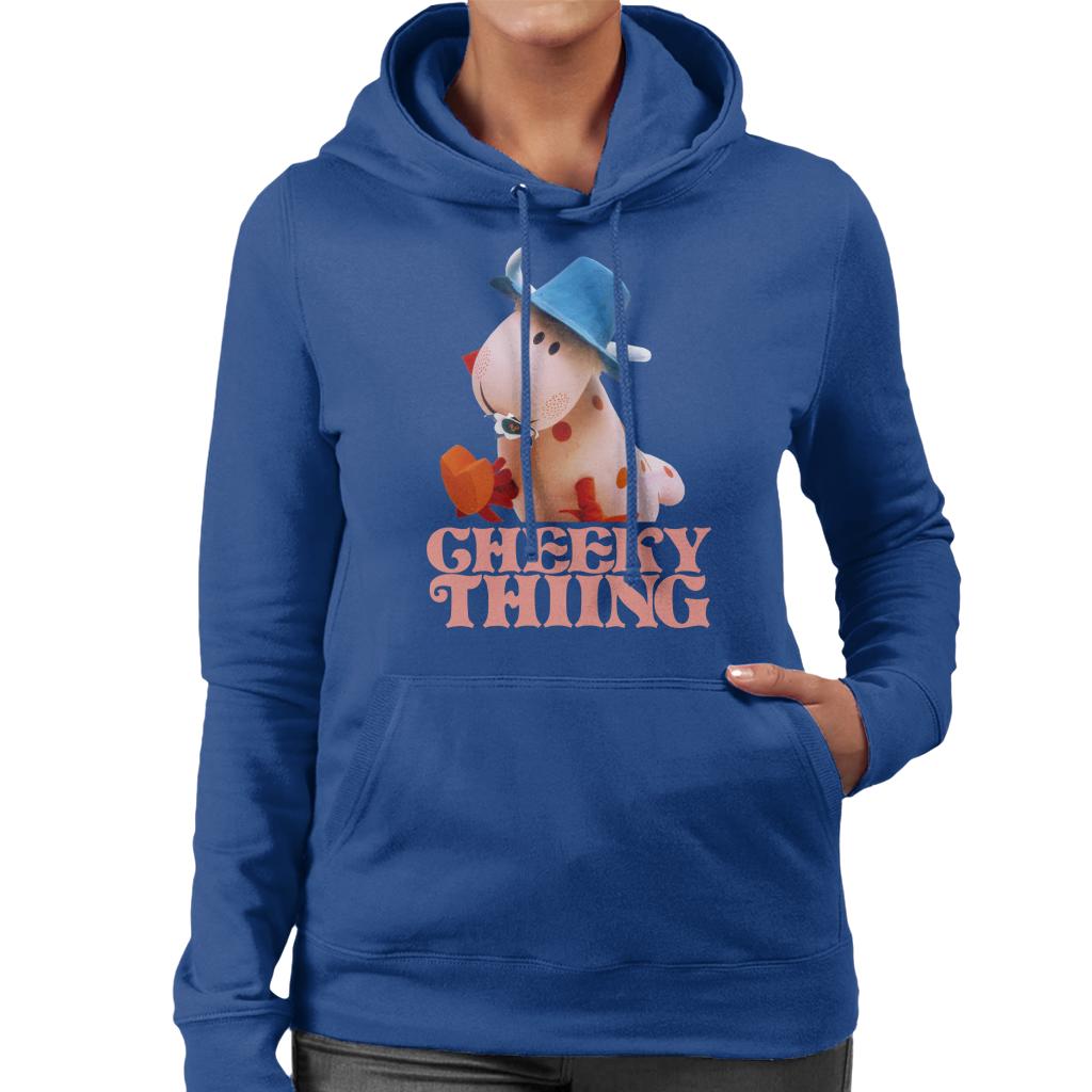 The Magic Roundabout Ermintrude Cheeky Thing Women's Hooded Sweatshirt-ALL + EVERY