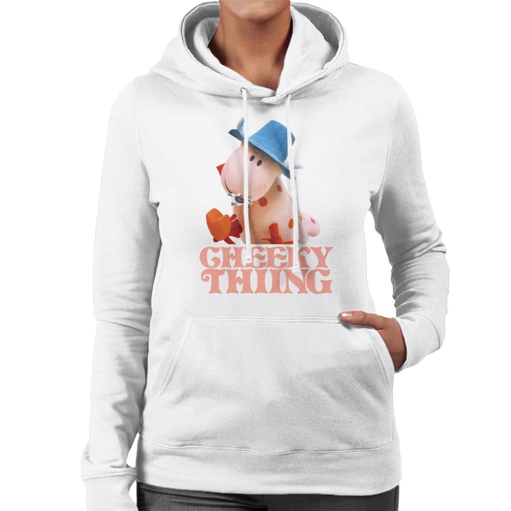 The Magic Roundabout Ermintrude Cheeky Thing Women's Hooded Sweatshirt-ALL + EVERY