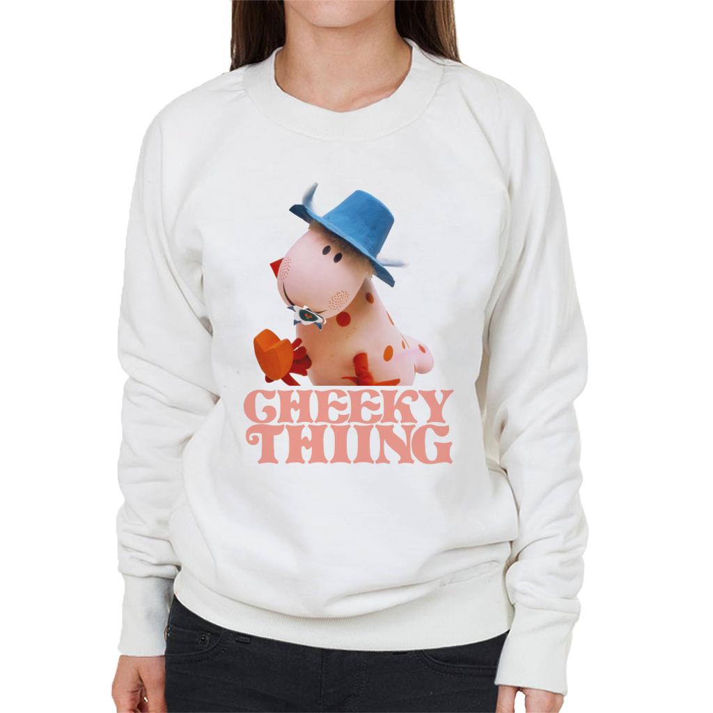 The Magic Roundabout Ermintrude Cheeky Thing Women's Sweatshirt-ALL + EVERY