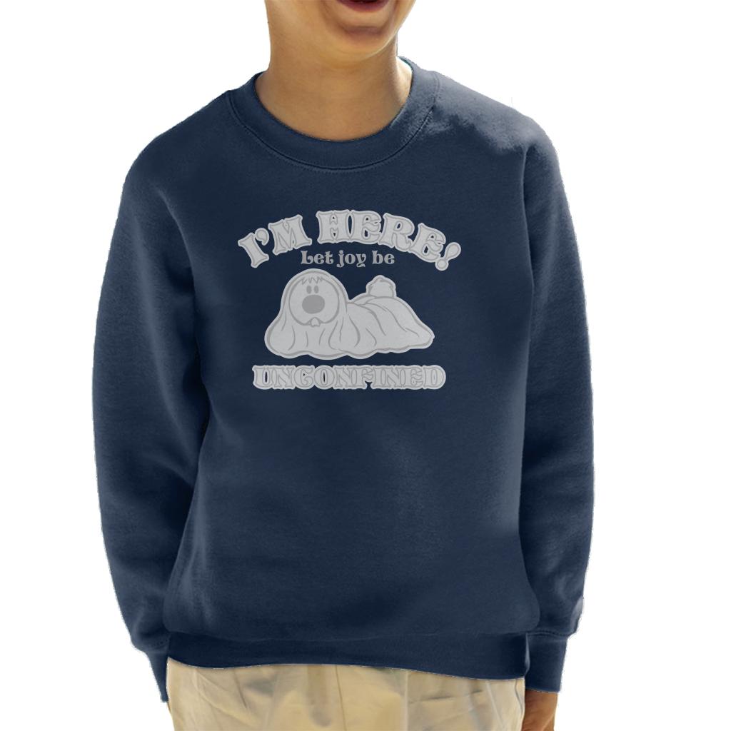 The Magic Roundabout Dougal Let Joy Be Unconfined Kid's Sweatshirt-ALL + EVERY