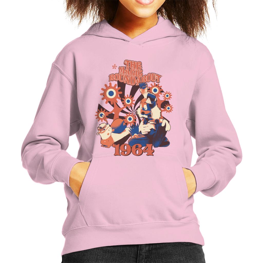 The Magic Roundabout Retro Brian & Dylan Kid's Hooded Sweatshirt-ALL + EVERY