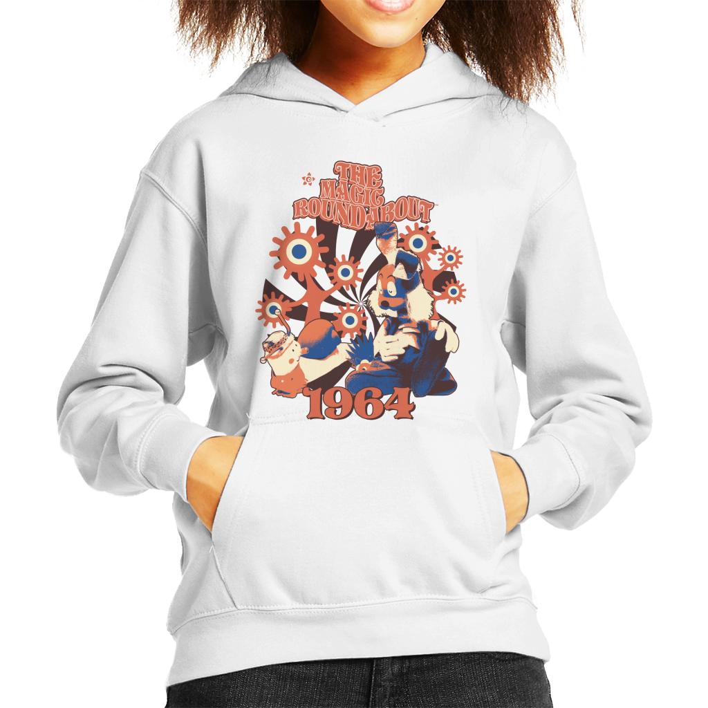 The Magic Roundabout Retro Brian & Dylan Kid's Hooded Sweatshirt-ALL + EVERY