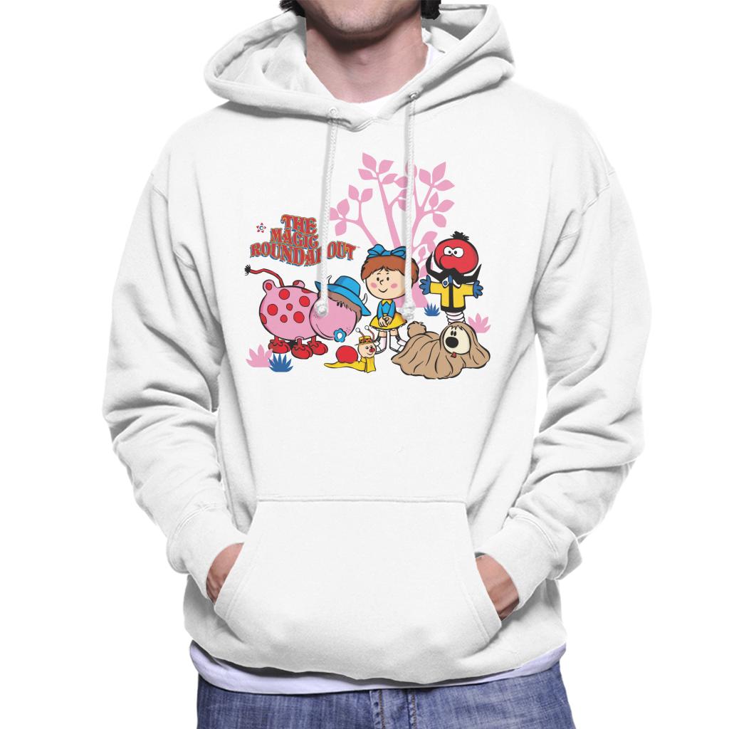 The Magic Roundabout Retro Cartoon Style Men's Hooded Sweatshirt-ALL + EVERY