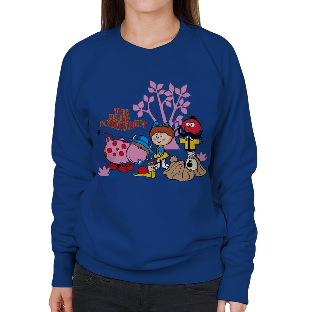 The Magic Roundabout Retro Cartoon Style Women's Sweatshirt-ALL + EVERY