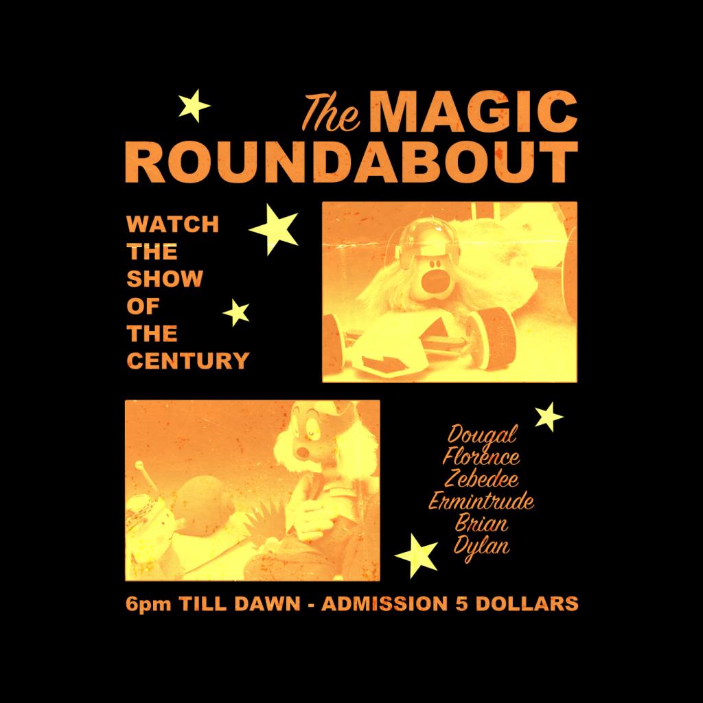 The Magic Roundabout Retro Show Poster Kid's Sweatshirt-ALL + EVERY