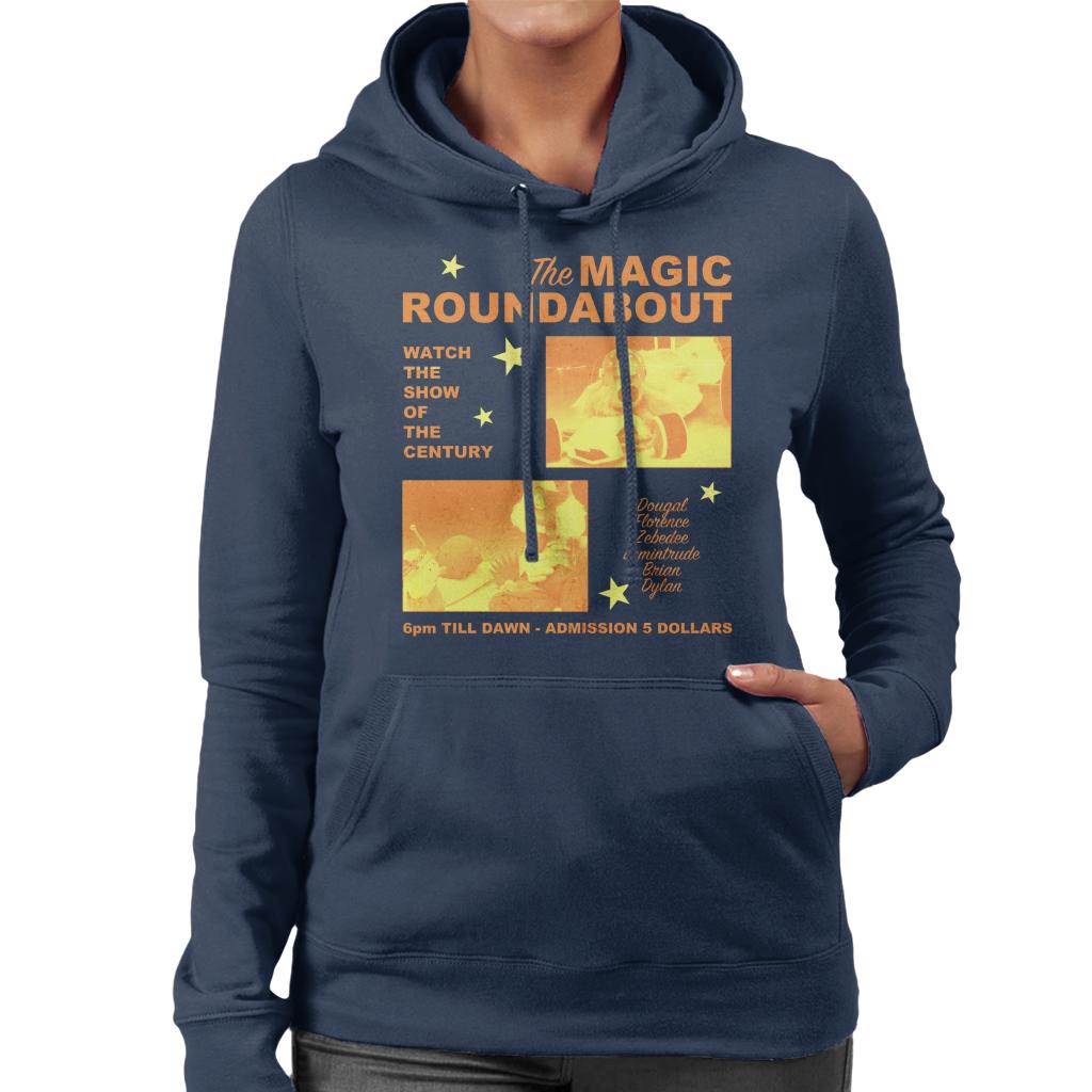 The Magic Roundabout Retro Show Poster Women's Hooded Sweatshirt-ALL + EVERY