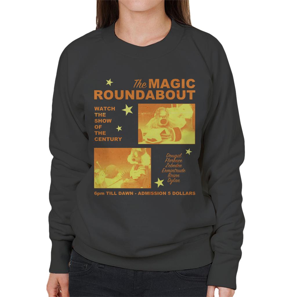 The Magic Roundabout Retro Show Poster Women's Sweatshirt-ALL + EVERY
