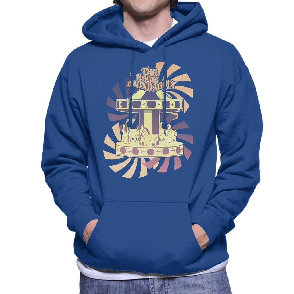 The Magic Roundabout Retro Carousel Men's Hooded Sweatshirt-ALL + EVERY