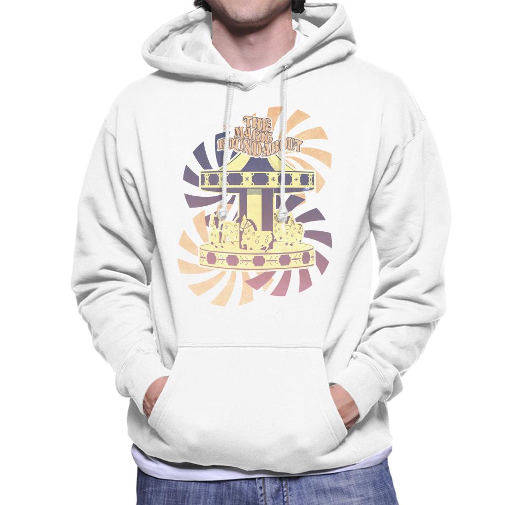 The Magic Roundabout Retro Carousel Men's Hooded Sweatshirt-ALL + EVERY