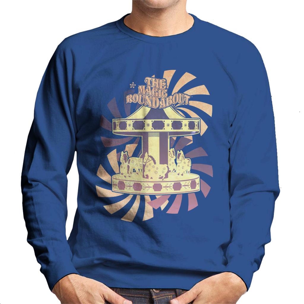 The Magic Roundabout Retro Carousel Men's Sweatshirt-ALL + EVERY