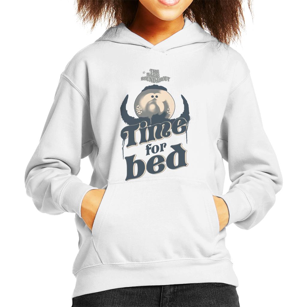 The Magic Roundabout Zebedee Time For Bed Kid's Hooded Sweatshirt-ALL + EVERY