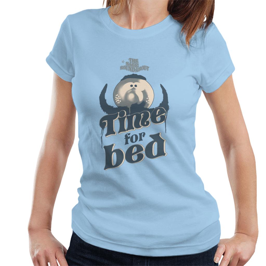 The Magic Roundabout Zebedee Time For Bed Women's T-Shirt-ALL + EVERY
