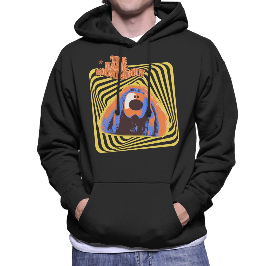 The Magic Roundabout Retro Psychedelic Dougal Men's Hooded Sweatshirt-ALL + EVERY