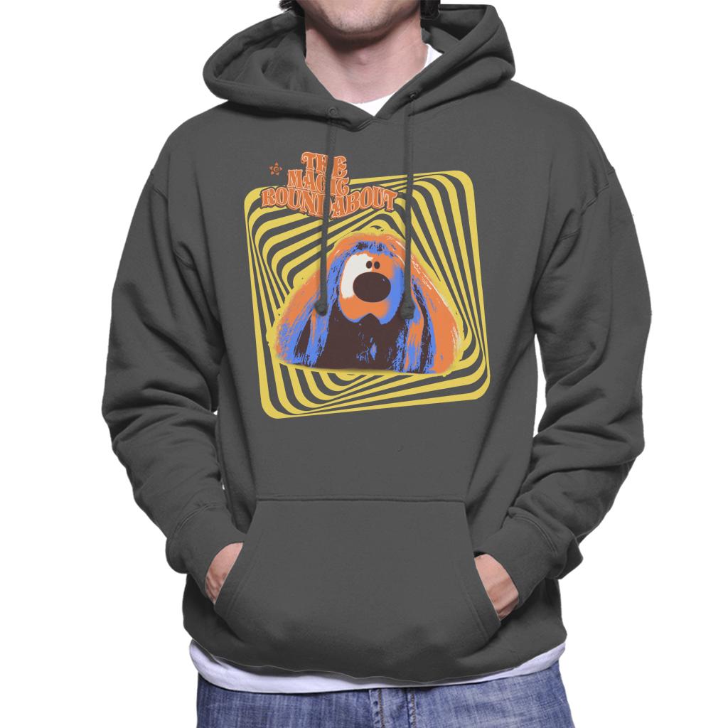 The Magic Roundabout Retro Psychedelic Dougal Men's Hooded Sweatshirt-ALL + EVERY