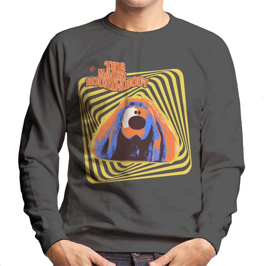 The Magic Roundabout Retro Psychedelic Dougal Men's Sweatshirt-ALL + EVERY
