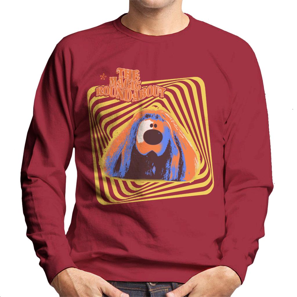 The Magic Roundabout Retro Psychedelic Dougal Men's Sweatshirt-ALL + EVERY