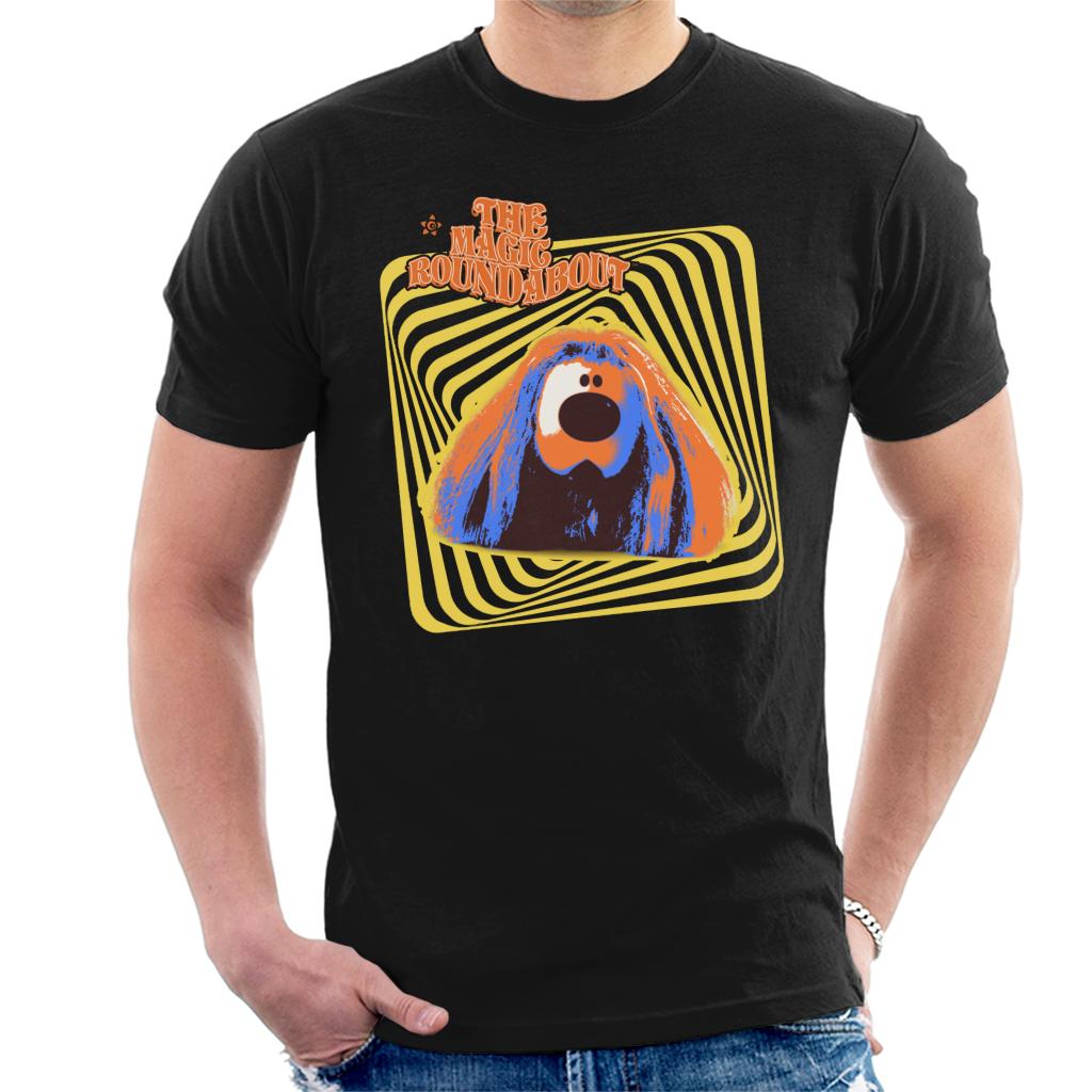 The Magic Roundabout Retro Psychedelic Dougal Men's T-Shirt-ALL + EVERY