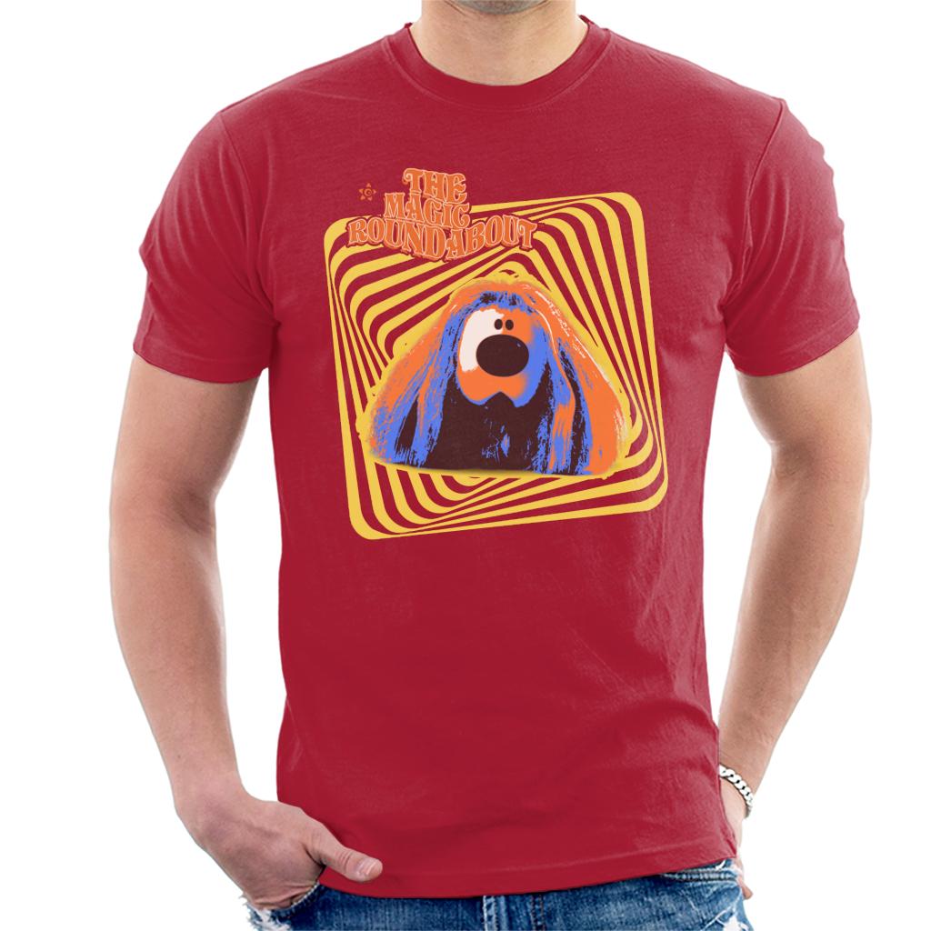 The Magic Roundabout Retro Psychedelic Dougal Men's T-Shirt-ALL + EVERY