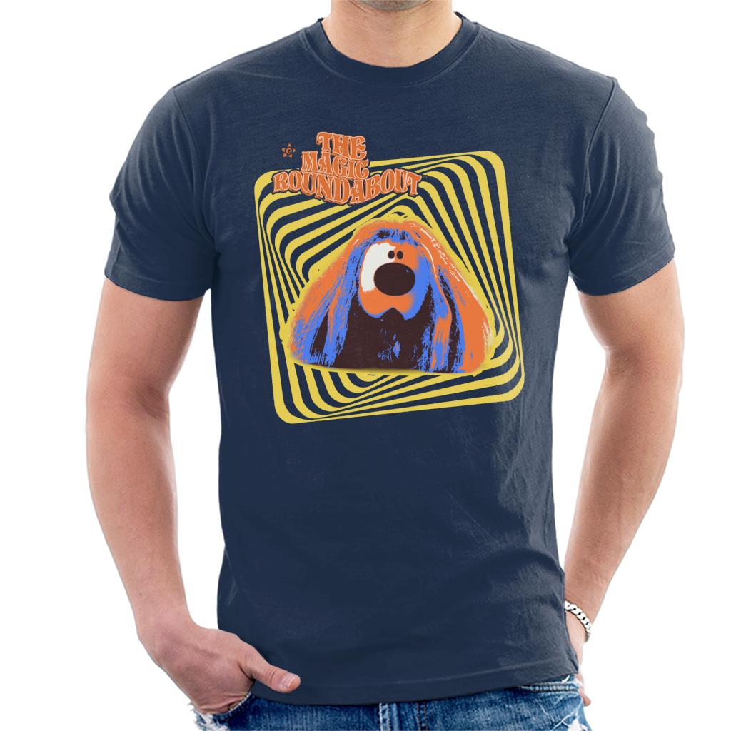 The Magic Roundabout Retro Psychedelic Dougal Men's T-Shirt-ALL + EVERY