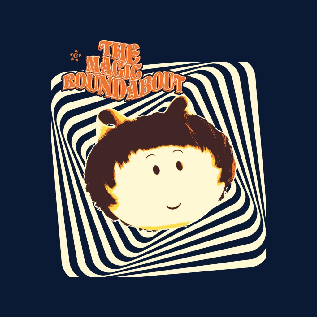 The Magic Roundabout Margote Monochrome Ray Lines Men's Sweatshirt-ALL + EVERY