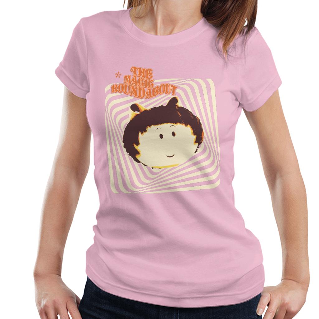 The Magic Roundabout Margote Monochrome Ray Lines Women's T-Shirt-ALL + EVERY