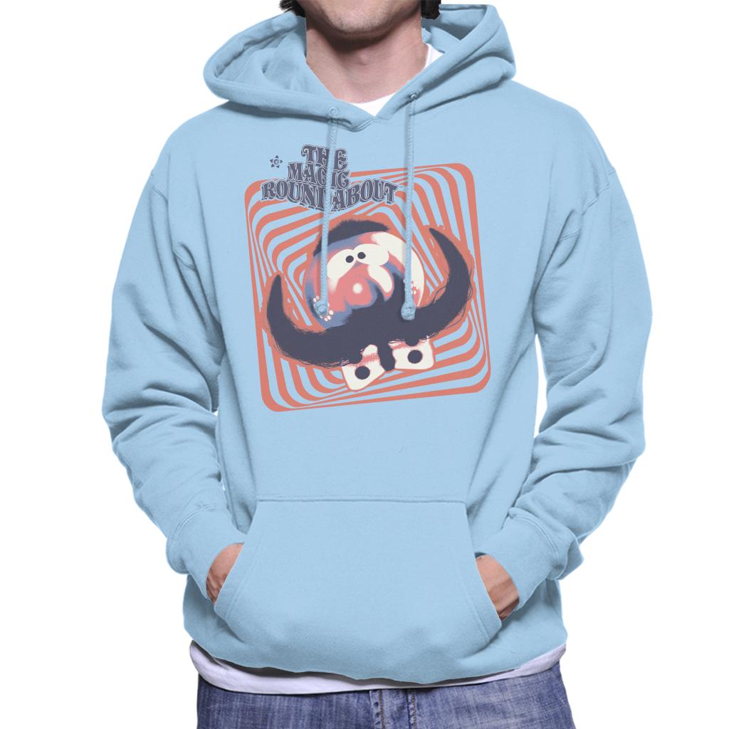 The Magic Roundabout Zebedee Psychedelic Lines Men's Hooded Sweatshirt-ALL + EVERY