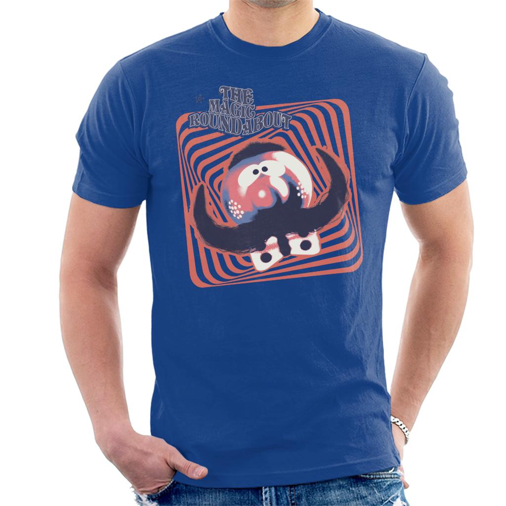 The Magic Roundabout Zebedee Psychedelic Lines Men's T-Shirt-ALL + EVERY