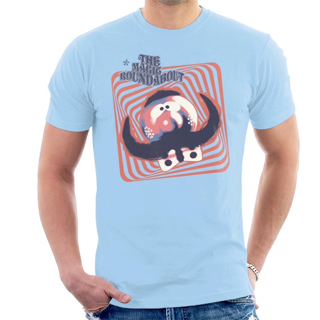 The Magic Roundabout Zebedee Psychedelic Lines Men's T-Shirt-ALL + EVERY