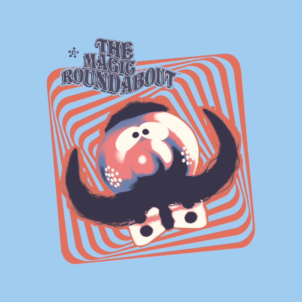 The Magic Roundabout Zebedee Psychedelic Lines Men's T-Shirt-ALL + EVERY