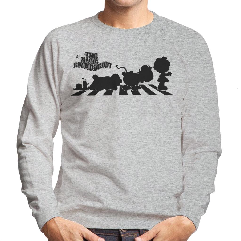 The Magic Roundabout Characters Silhouette Men's Sweatshirt-ALL + EVERY