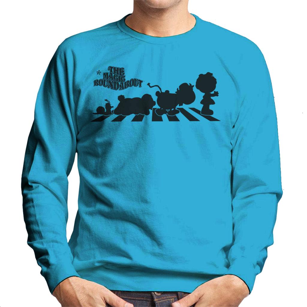 The Magic Roundabout Characters Silhouette Men's Sweatshirt-ALL + EVERY