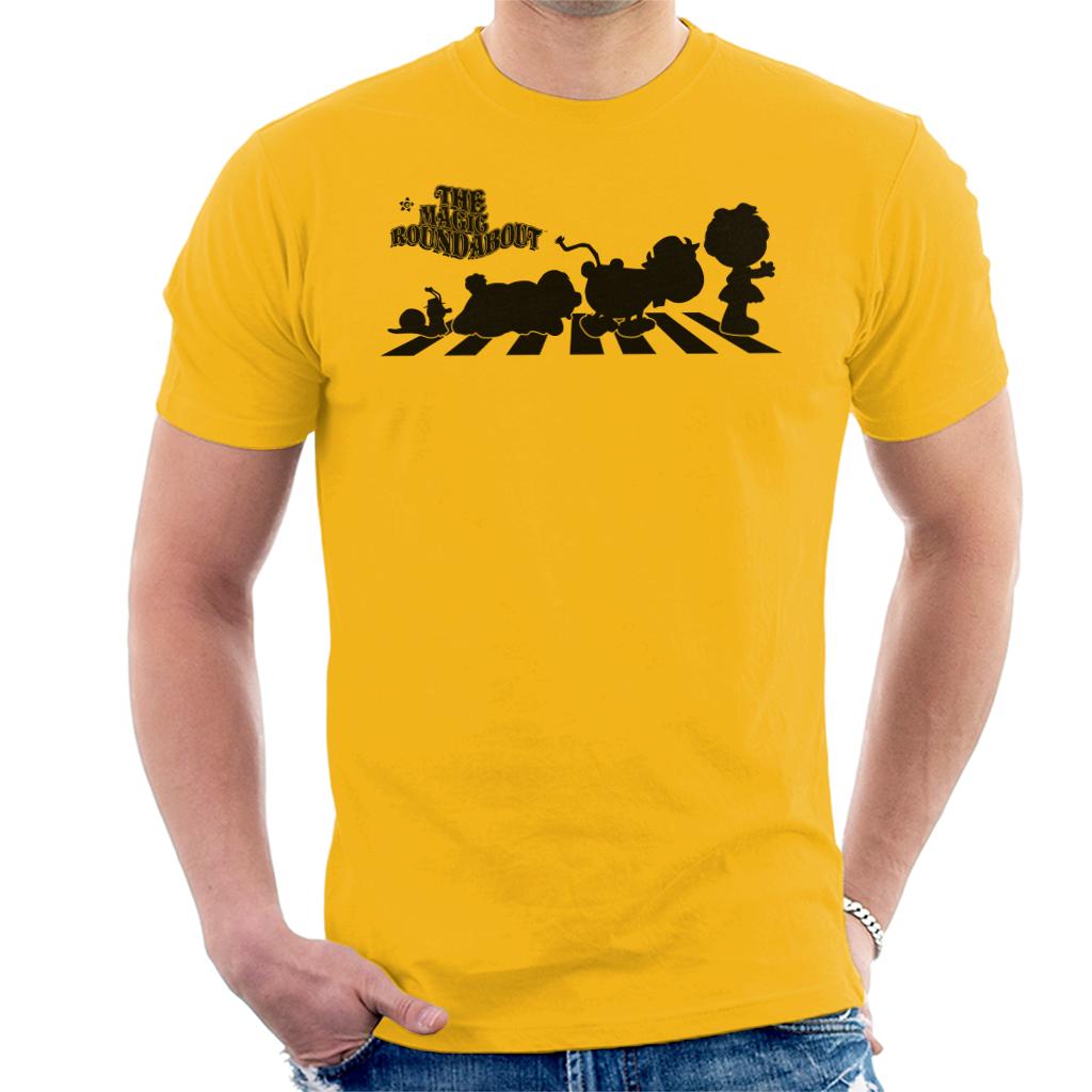 The Magic Roundabout Characters Silhouette Men's T-Shirt-ALL + EVERY