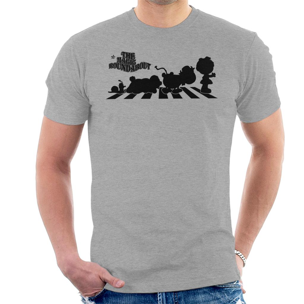 The Magic Roundabout Characters Silhouette Men's T-Shirt-ALL + EVERY