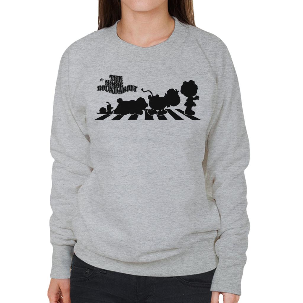 The Magic Roundabout Characters Silhouette Women's Sweatshirt-ALL + EVERY